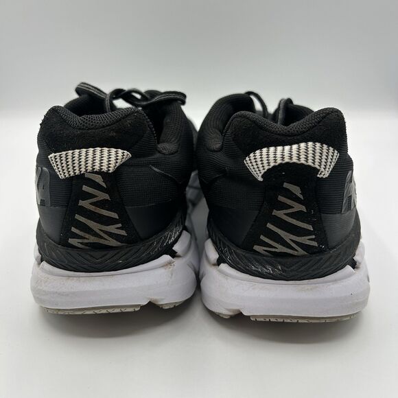 Hoka One One Clifton 6 Women’s Size 8 Running Shoes Black White 1102873 BWHT - Picture 5 of 16